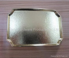 Zinc alloy blank belt buckle