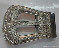 Factory direct selling belt buckle with crystal