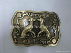 Metal fashion belt blank buckle