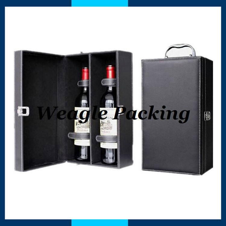 Leather Wine Box Leather Wine Case Wine Packaging Box 2