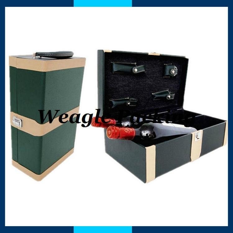 Leather Wine Box Leather Wine Case Wine Packaging Box 3