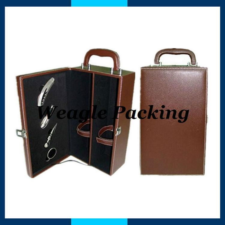 Leather Wine Box Leather Wine Case Wine Packaging Box 4