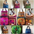 Colorful Embroidered Large Beach Hand Bag Tote 1