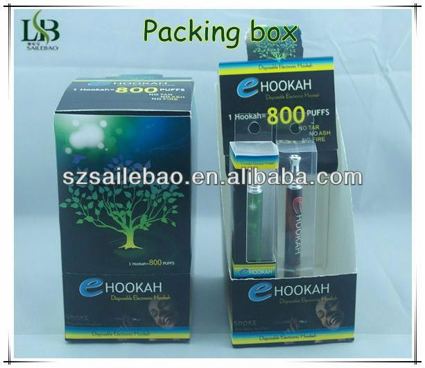 2013 new disposable e hookah with best quality from factory low price 5
