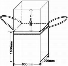 pp big bag for 1000 kg Alumina