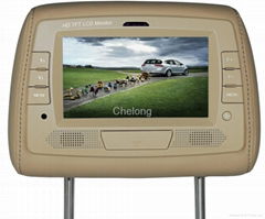 7 inches TFT LCD Monitor Headrest car