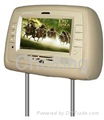 7 inches stand alone TFT LCD headrest DVD player