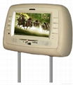 7 inches stand alone TFT LCD headrest DVD player 3