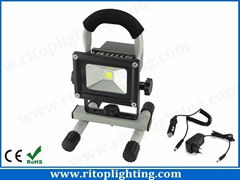 10W Rechargeable Portable LED Flood Light