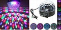 RGB Crystal Magic Ball Effect Disco Light Voice-activated LED Stage Lighting EU  1