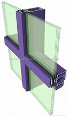 aluminium curtain wall construction profile