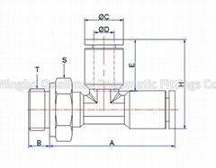 stainless steel push in fitting