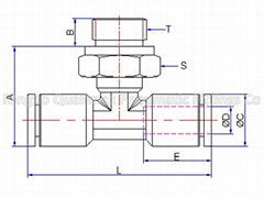 stainless steel push in fitting