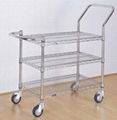 Anti static line net chrome cart