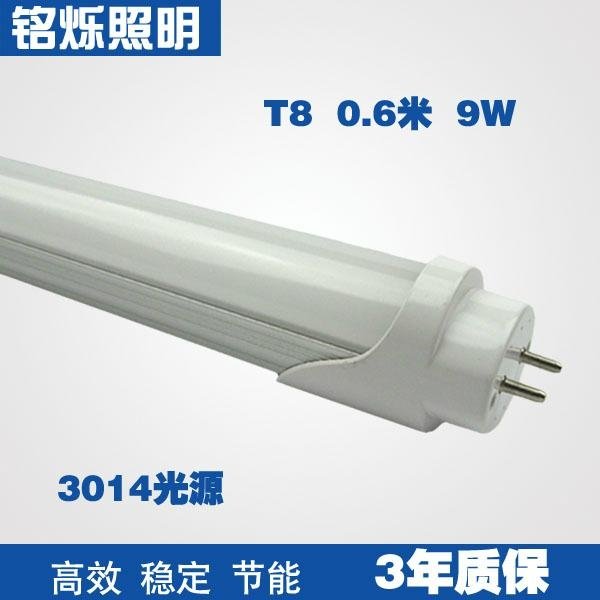 9W 0.6M LED T8日光灯