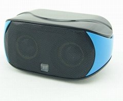 Portable mini bluetooth speaker with hands-free touch-panel control function
