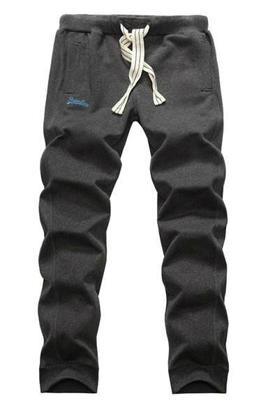 Men's autumn new male trend knit pants men's sport 2