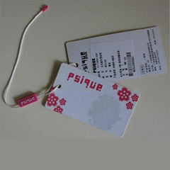 custom printed garment hang tag  