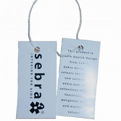 printed garment hang tag