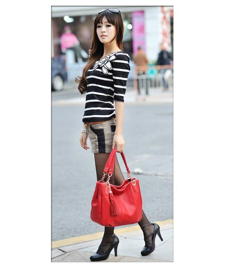 Handbags 2014 leather bag for women shoulder long strap bag 2