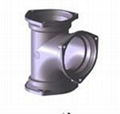 cast iron pipe fittings sanitary tee