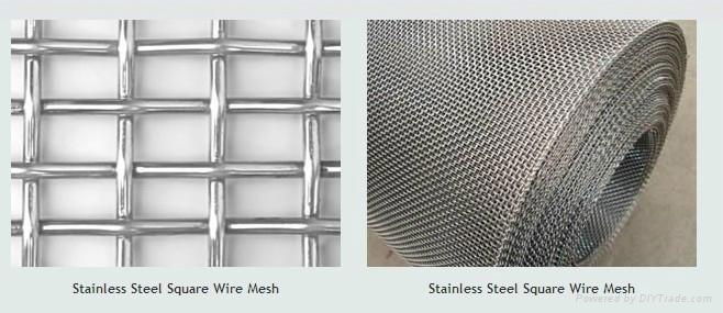 Stainless Steel Square Wire Mesh