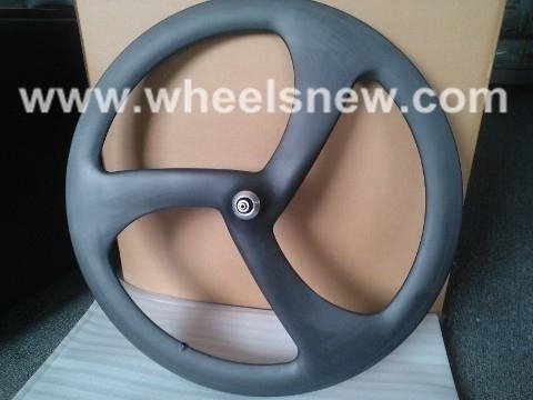 700C*50mm Clinche 3-Spoke Carbon Wheel 