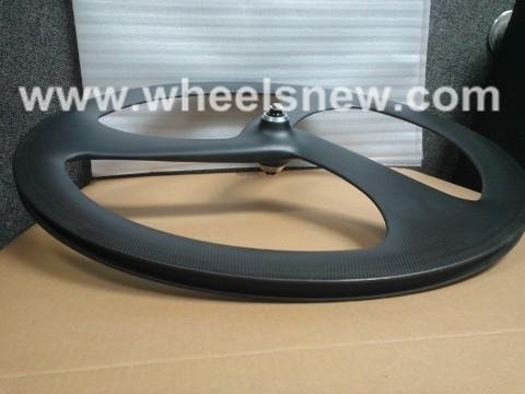 700C*50mm Clinche 3-Spoke Carbon Wheel  2