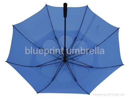 double layer high quality windproof golf umbrella 4