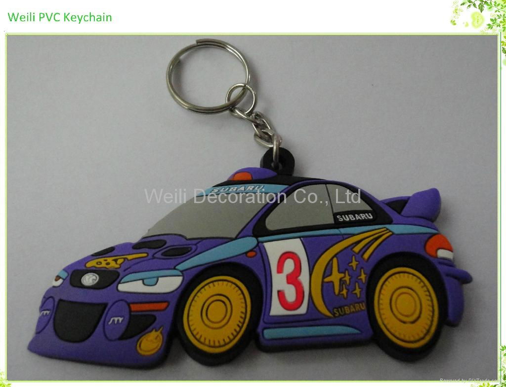 3D soft PVC keychain  2