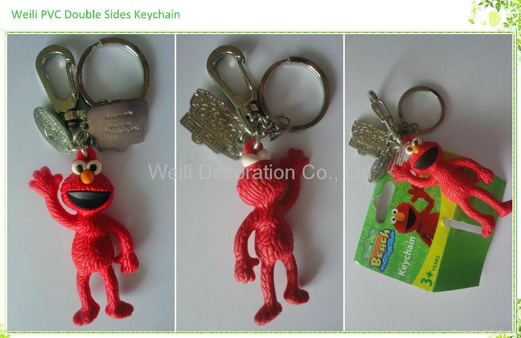 3D soft PVC keychain  4