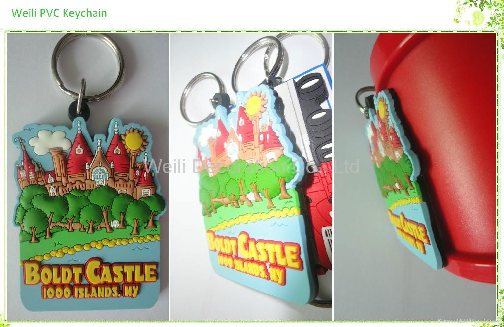 3D soft PVC keychain  5