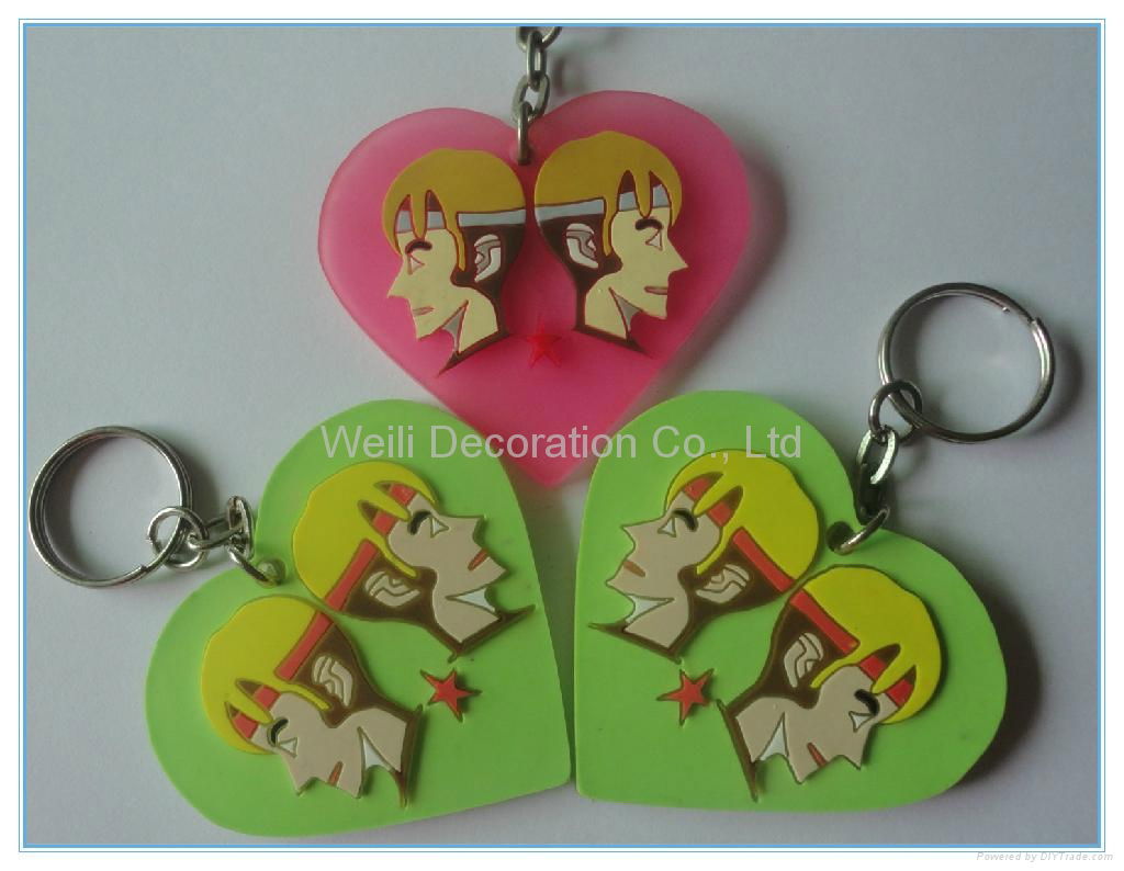 2013 Newest 3D soft PVC keychain 