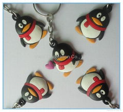 Cheap Custom Rubber 3D soft PVC keychain 