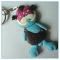 Cute 3D Keychain/Soft pvc Keychain/Rubber Keychain 1