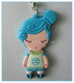 Cute 3D Keychain/Soft pvc Keychain/Rubber Keychain 2