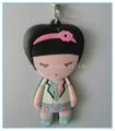 Cute 3D Keychain/Soft pvc Keychain/Rubber Keychain 5