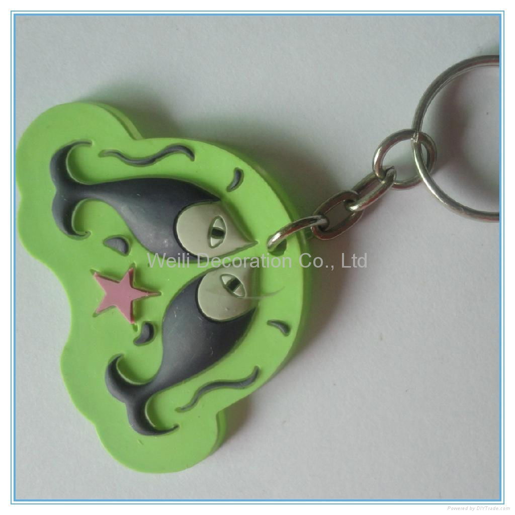 Hot Selling 3D High Quality PVC Soft Keychain