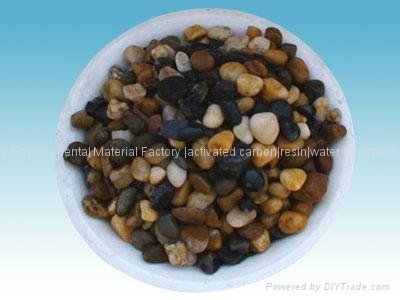 Pebbles pebble (gravel) filter material