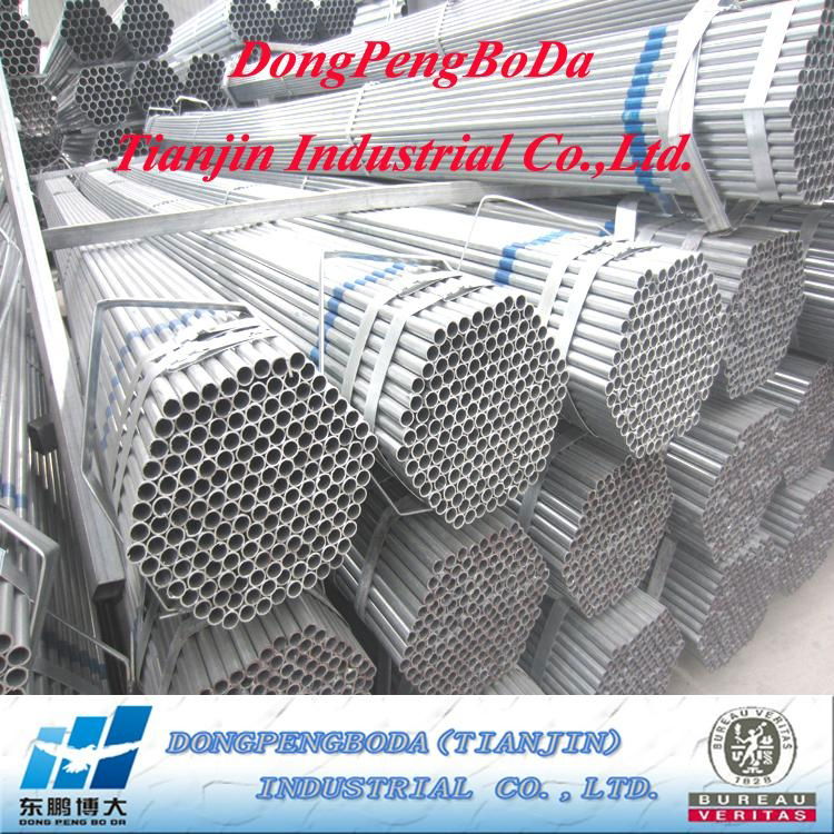 Q195-Q235 Pre Galvanized greenhouse Steel Pipes