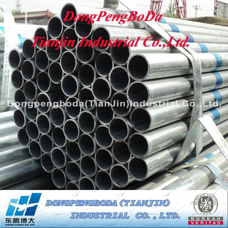 Q195-Q235 Pre Galvanized greenhouse Steel Pipes 2