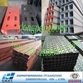 professional manufacturer of rectangular rigid shaped galvanized steel pipe from