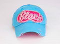 washed cotton baseball cap