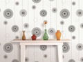 Delicate colors 3d stone wallpaper for hotels decoration  2