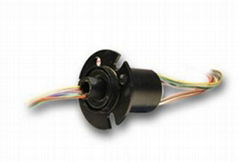 Miniature through bore slip ring