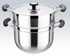 Korean Style 2 Layers Multi-functional Steam Pot