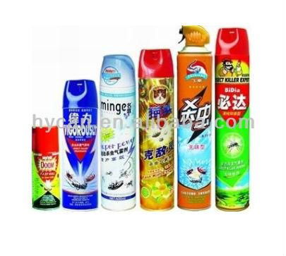 insecticide aerosol packing tin