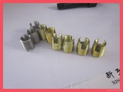 Self tapping threaded inserts