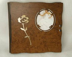 Wooden Self Adhesive Photo Album