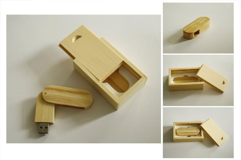 Light Wood 8GB Flash Drive and Box Set